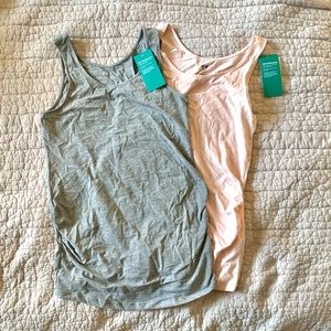 NWT Summer Maternity Basics - Set of 2 Tanks